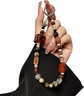 Phone Charm With Crystal handpainted Bead  Kawaii Hands-free Wrist Strap For    