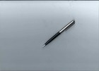 Vtg  Parker 21 Black   Brushed Chrome Trim Twist Mechanical Pencil W sled Clip