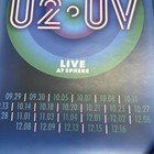 U2 Uv Vip Vibee 11x17    Poster Achtung Baby Live At Sphere Las Vegas 2023 Rare