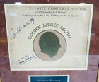 Pianist Vladimir Horowitz   Wife Wanda Toscanini Autographed Album  Golden Jub