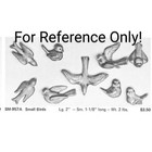 Vintage 1967 Duncan Ceramic Mold Sm-957a Small Birds Fresno Calif Slip Casting