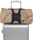 Adjustable Luggage Strap Belt Elastic Add-a-bag Bungee For Suitcase Travel Black