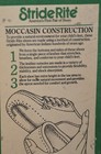 Vintage Stride Rite Baby Moccasin White Leather Shoes Toddler Romper Size 4 5e