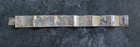 Vintage Taxco Mexico 925 Silver Bracelet With Abalone Face Panels Signed-7 1 2 