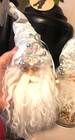 Buy 1-2 Vtg Santa Porcelain Face Lg Xmas Ornament Beard Silver Snowflake Brocade