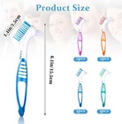 Wllhyf 10 Pcs Denture Brush For False Teeth Care Cleaning Brush   