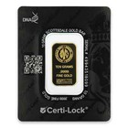 10 Gram Scottsdale Mint  9999 Gold Lion Bar - Sealed In Certi-lock Coa Backorder