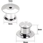 Metal Pin Backs 25pc Set Metal Backers Circle Pin Safety Stopper Free Shipping