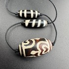 Energy Tibetan Agate  Treasure Bottle Big Daluo Dzi Bead  Rare