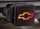 Hitch Receiver Cover Chevy 2  With Brake Light  chevrolet  Cr-007c Bully Black