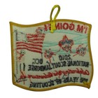 2010 Jamboree I m Going  Celebrating The Adventure Patch Yel Bdr  vt647 