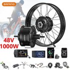 48v1000w Bafang 26 fat Tire Rear Wheel Hub Motor Electric Bicycle Conversion Kit