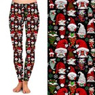 Gnome Christmas Holiday Snowflake Women s Leggings Tc2 Extra Plus Size 20-26