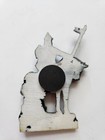 Russian Souvenir Magnet Bryansk Resin 3x2 Bogatyr Knight On Horse Slavic Folk