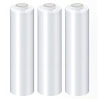 Cast Hand Stretch Wrap 18  X 1000  X 120 Gauge Clear Shrink Film 4 Rolls