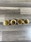 Real Ox Horn Shot Glasses Set Of 4 Beer Viking Barware Drinking Approx 3 5 Oz