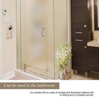Hidbea 35 4  X 97 5  Frosted Privacy Window Film Non Adhesive Static Cling F