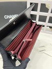 New 2026 Chanel Long Wallet Black Caviar Leather