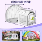 10ft Outdoor Inflatable Bubble House Balloons Tent With Blower Pump Party Tent