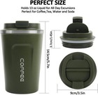 12 Oz Stainless Steel Vacuum Insulated Tumbler- Coffee Travel Mug Spill Proof   