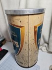 Vintage 1950adrewry s Extra Dry Beer Advertising Trash Can   Ashtray W  Mountie