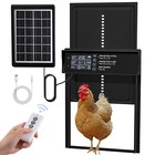 Solar Automatic Chicken Coop House Door W  Anti-pinch timer light Sensor display