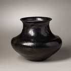 Fine Sara Fina Tafoya Santa Clara Black Ware Pot  Circa 1940   s