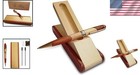 Luxury Wooden Ballpoint Pen Gift Set With Business Pen Case Display  Nice Writin