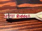 Vtg Used Riddell Soft Cup Pac3 Micro Fit  Football Helmet Chinstrap Brand 1970   s