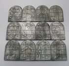 12 Tribes Of Israel  999 Silver Windows Of Jerusalem Set