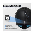 Youth Kids Dirt Bike Helmet Dot Approved  Full Face Motocross Set Black Medium