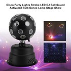 Disco Party Lights Strobe Led Dj Ball Sound Active Bulb Dance Lamp Stage Show V2
