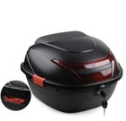 Us Matte Black Scooter Moped Top Box Tail Luggage Storage Case Clip W  Lock Kits