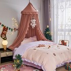 Bed Canopy For Girls Kids princess Round Dome Children Dreamy Mosquito Net Beddi