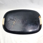 Vintage 1950s Mid-century Modern Serving Tray 17 5  X 11 5  With Abstract Design