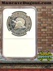 2002 W U s  Military Academy Bicentennial Silver Dollar     Proof