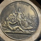 Sungott Art Studios Framed Bronze Medal Utriusque Maris Junctio Triplex
