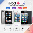 Apple Ipod Touch 2nd 3rd 4th Generation 8gb 16gb 32gb 64gb Us Free Shipping Lot