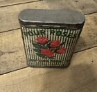 Vintage Rare Advertising Empty Four Roses Vertical  Pocket Tobacco Tin