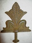 8 Antique Architectural Hardware Plant Flower Garden Cast Iron Fence Gate Fineal