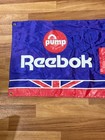 Vintage Reebok Pump It Up Union Jack Sign Banner 68  X 20  Dealer Store Display