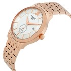 Tissot Tradition Automatic Men s Watch Rose Gold Case   Band Exhibition Caseback
