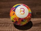 Mattel Magic 8 Ball Tie Dye Watercolor Fortune Teller Retro Toy Full Size