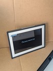 Aura Carver Mat Digital Photo Frame  charcoal W  White Paper Mat  10 1  