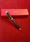 Cartier Promotional Gift Gold Finish Steel Rollerball Pen Refillable New Boxed