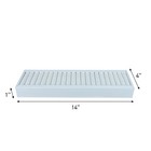 Sswbasics White Velvet Jewelry Trays For Display - Bracelet Tray With 21