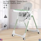 Premium High Chair Cover Replacement - Cushioned Universal Fit For Peg Perego 