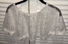 Floral Lace Collar For Dress White Wedding Party Floral Dress  xmas Tree Skirt  