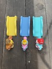 Htf Rare Little People Klip Klop Princesses And Ramps Belle  Ariel  Cinderella
