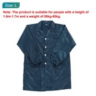 Esd Lab Coat Anti-static Clothing Smock Clothes Full Sleeve Navy Blue L